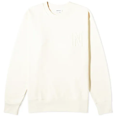 Arne Relaxed N Logo Crew Sweat