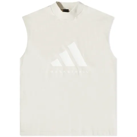 Basketball Sleeveless Logo T-Shirt