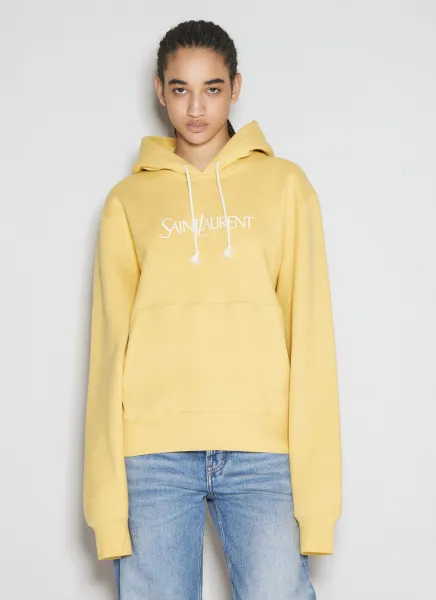 Logo Embroidery Hooded Sweatshirt