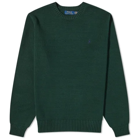 Cotton Shaker Crew Knit