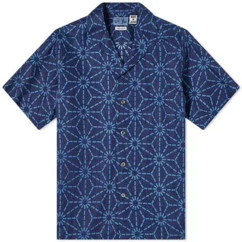 Asanoha Pattern Vacation Shirt