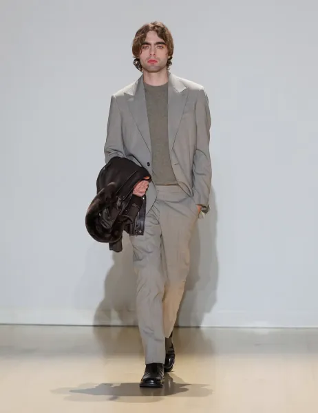Autograph Tailored Fit Wool Blend Suit Jacket Neutral