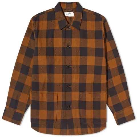 Winter Gingham Travail Overshirt