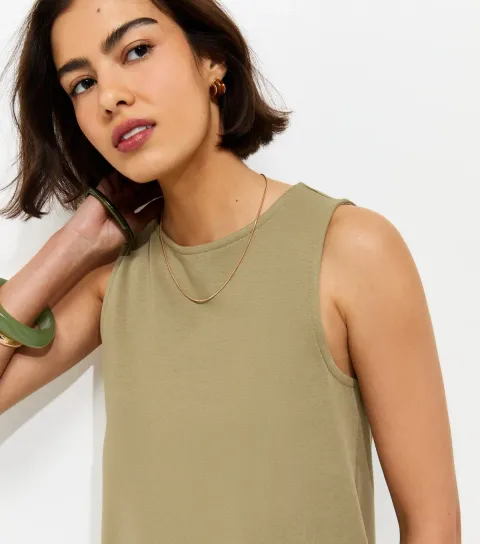 Women's Premium Light Green Jersey Tank Top