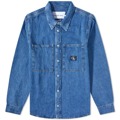 Relaxed Linear Denim Shirt