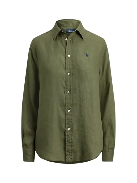 Linen Shirt Supply Olive