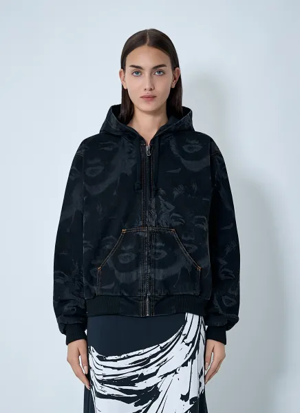 Marilyn Denim Hooded Jacket