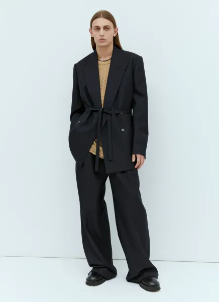 Wool Double-Breasted Blazer