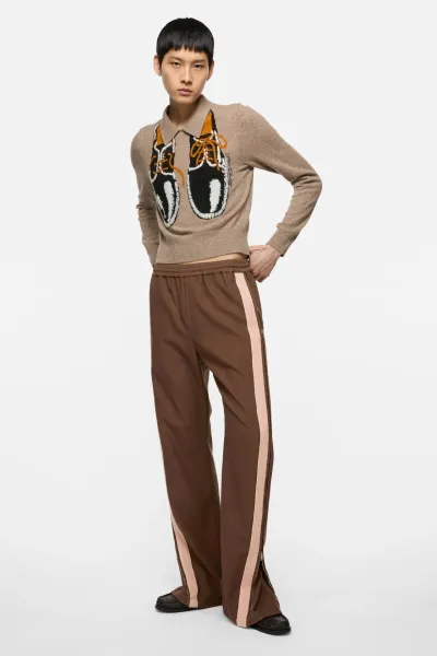 Tailored wool trousers
