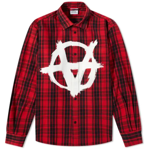 Anarchy Check Flannel Shirt