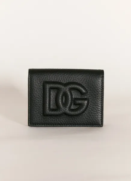 Logo Embossed Bi-Fold Wallet
