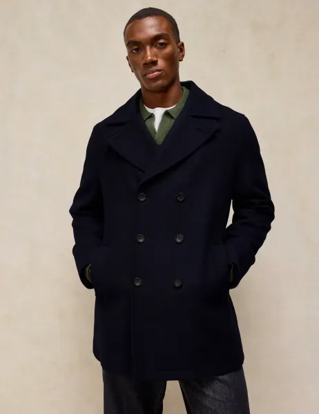 White Stuff Wool Blend Pea Coat