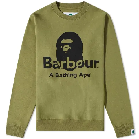 x A Bathing Ape Crew Sweat