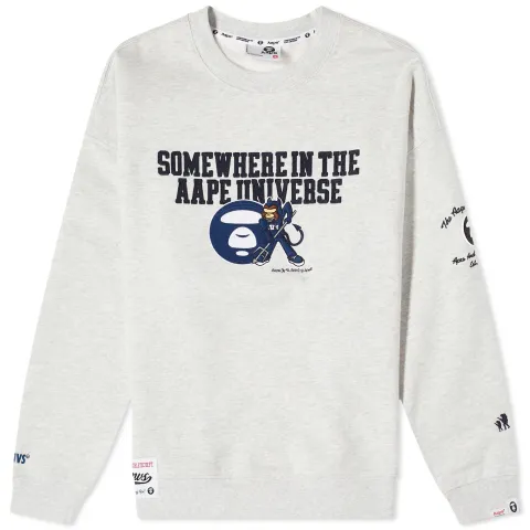 AAPE College Devil Crew Sweat