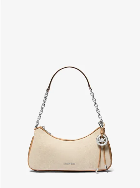 Nolita Medium Cotton Blend Canvas Chain Pochette