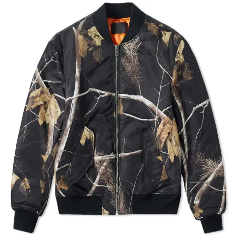 Winter Camo Bomber Jacket