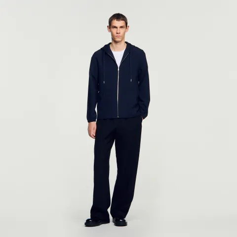 SANDRO Hooded shirt