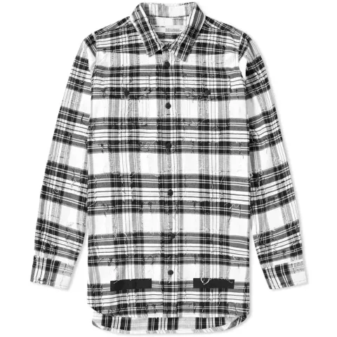 Distressed Tartan Shirt