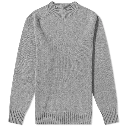 Saddle Crew Neck Knit