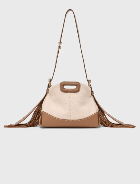 Canvas and leather Miss M Mini bag