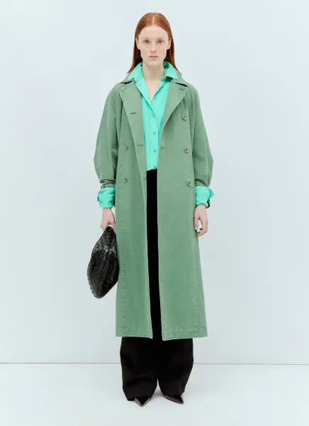 Canvas Oversized Trench Coat
