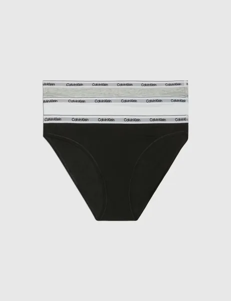 Calvin Klein 3 Pack Bikini Briefs - Icon Logo Multi