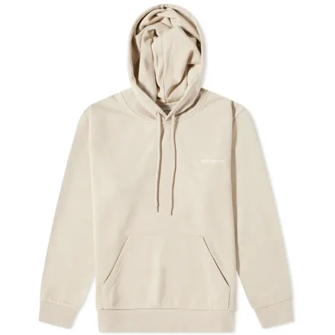 Hooded Script Embroidery Sweat
