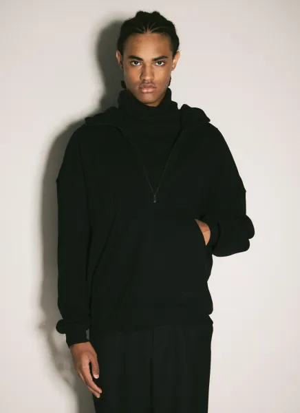 Half-Zip Hooded Sweatshirt
