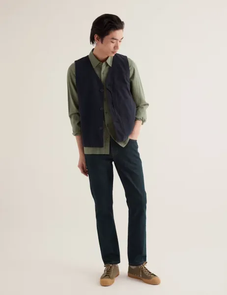 Seasalt Cornwall Pure Cotton Denim Slim Fit Jeans Navy