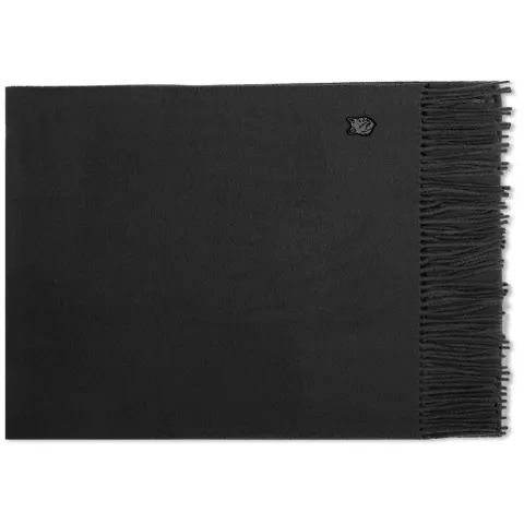 Fox Head Patch Wool Scarf