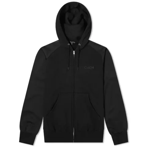 Comme des Garcons Homme Embroidered Logo Zip Hoody