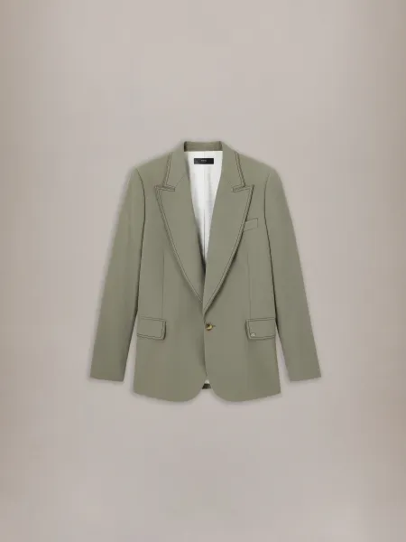 WESTERN SINGLE BREASTED BLAZER - Vetiver