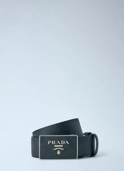 Saffiano Leather Belt