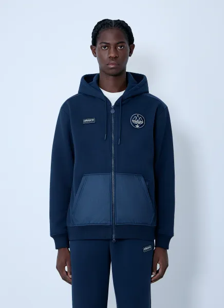 Logo Motif Hooded Sweatshirt
