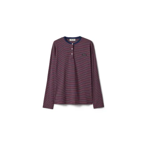 Striped jersey T-shirt