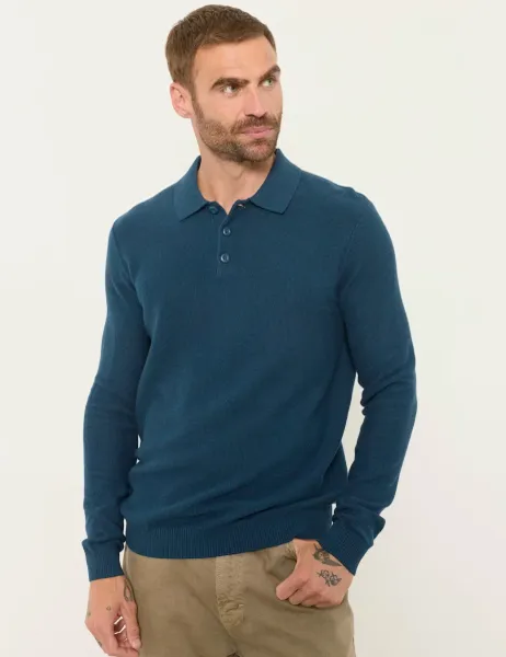 FatFace Cotton Rich Jumper Dark Teal