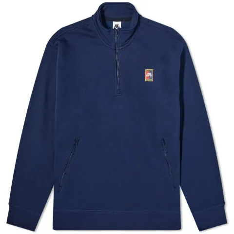 Half Zip Fleece Top