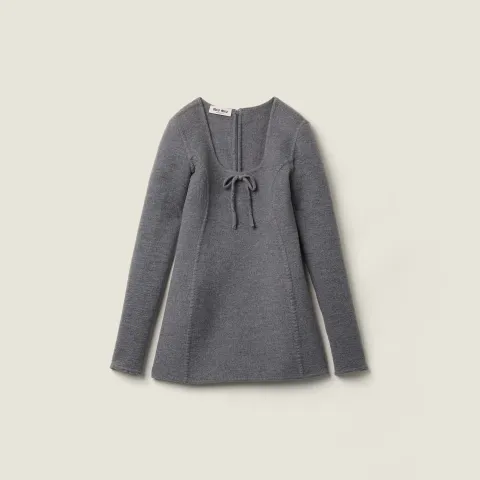 Double wool dress
