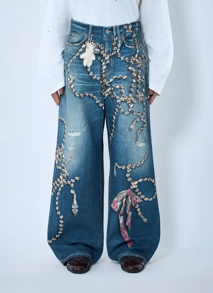 Printed Jeans