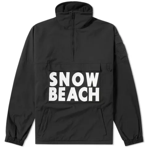 Half Zip Smock Jacket 'Snow Beach'