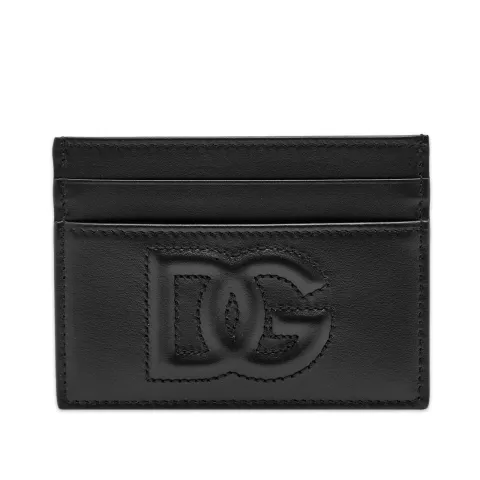 Logo Leather Card Holder
