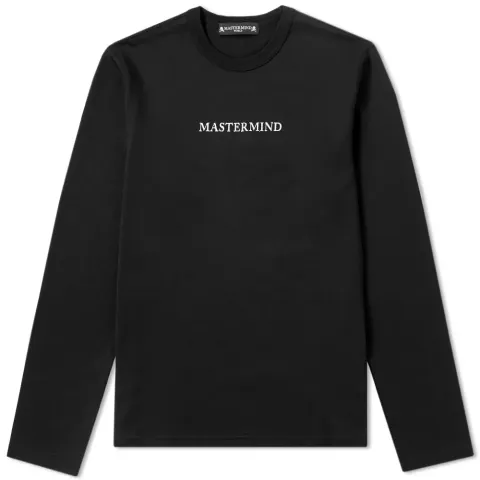 Long Sleeve Embroidered Logo Tee