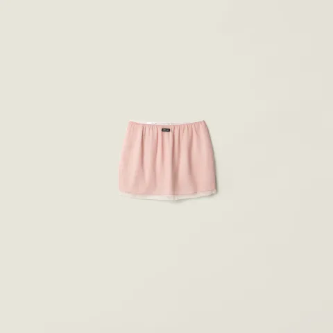 Chiffon miniskirt