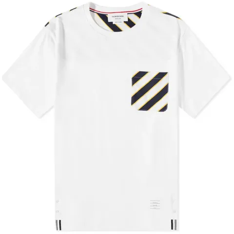 Tie Stripe Pocket T-Shirt
