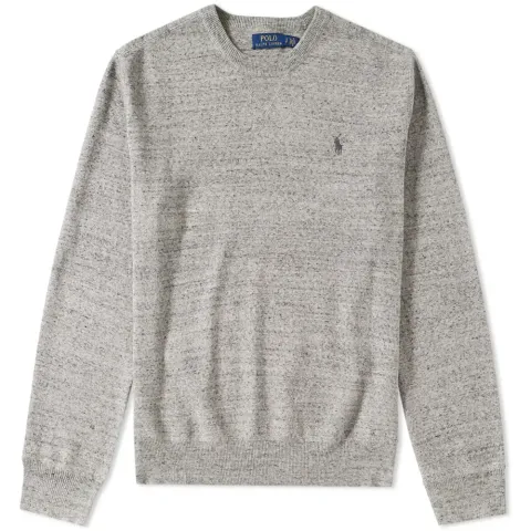 Knitted Sports Crew Neck Sweat