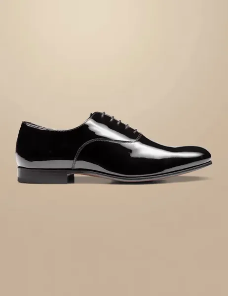 Charles Tyrwhitt Patent Leather Oxford Shoes Black