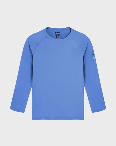 Vilebrequin Men Uv Protection Long Sleeves Rashguard Turtle