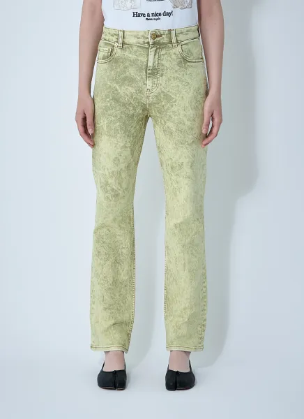 Foil Overdyed Jeans
