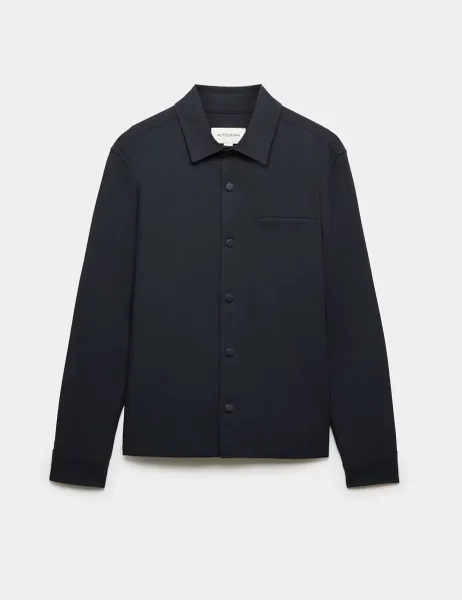 Autograph Regular Fit Stretch Twill Overshirt