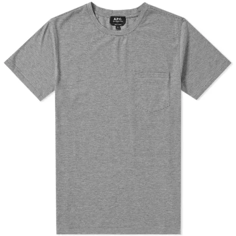 A.P.C. Keanu Stripe Pocket Tee